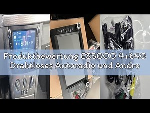 Produktbewertung ESSGOO 4+64G Drahtloses Autoradio und Android Auto CarPlay Für Vauxhall Opel Corsa