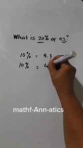 17K views · 211 reactions | Percentage made easy!✌️❤️ #learning #basic #practice #percentage #review #easy #fbreels2025ツ | Math Fannatics | Facebook