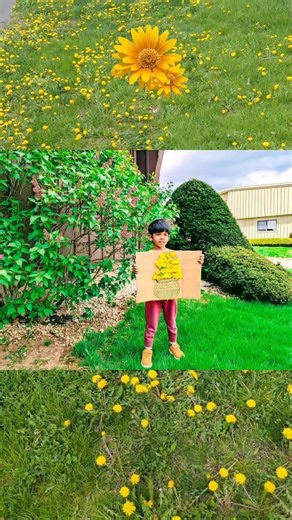 Simple Spring Magic🌼 #SpringDIY #NatureCrafts #FreeFun #OutdoorLearning #ToddlerActivities