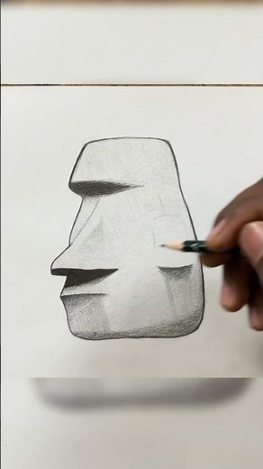 How to draw Moai 🗿