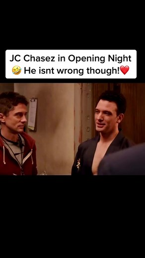 JC Chasez in 'Opening Night' - Hilarious! 😂