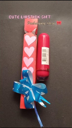 DIY Lipstick Gift Box 💄🎁 | Cute & Easy Gift Wrapping Idea