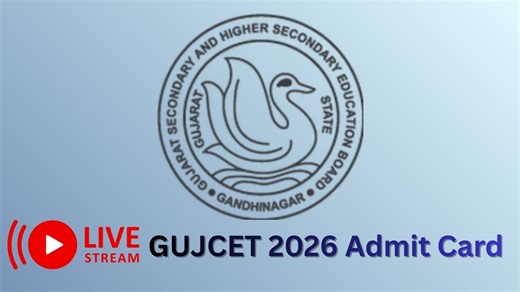 GUJCET Hall Ticket 2026 (Out) LIVE: Admit Card Download Link Available @ gseb.org