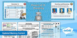 PlanIt Maths Year 6 Number and Place Value Lesson Pack 9: Powers of 10 Rounding