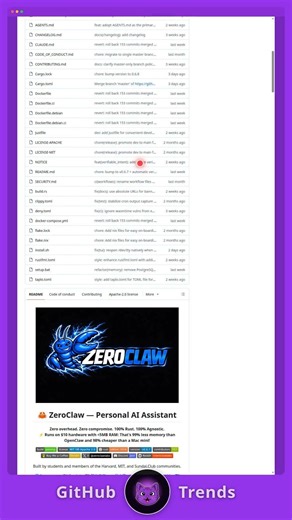 99% Less RAM Than OpenClaw — ZeroClaw Rewrites AI Agents in Rust #Shorts