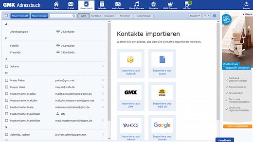 Video: Adressbuch-Import: Aus anderen Adressbuch-Anwendungen