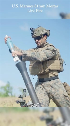 US Marine 81mm Mortar