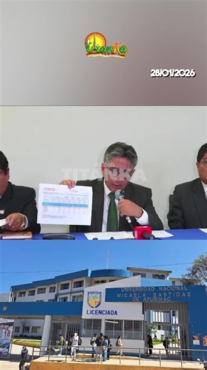 #ABANCAY || UNAMBA ANUNCIA LA CREACIÓN DE NUEVAS CARRERAS PROFESIONALES EN ABANCAY Autoridades universitarias de la Universidad Nacional Micaela Bastidas de Apurímac (UNAMBA) dieron a conocer la creación de nuevas carreras profesionales, con el objetivo de ampliar la oferta académica y responder a las demandas educativas y productivas de la región. Este anuncio marca un paso importante en el fortalecimiento de la formación profesional y el desarrollo de Abancay y Apurímac. #ABANCAY #Apurimac #UN