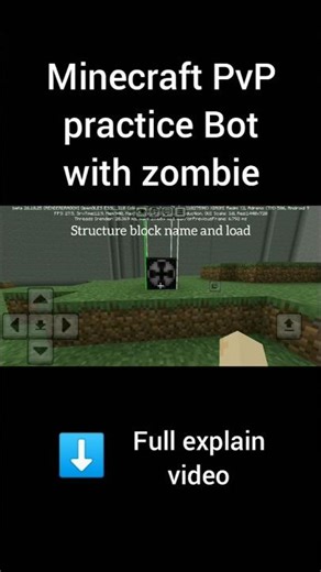 Minecraft pvp practice bot make tutorial #minecraft #practice #tutorial