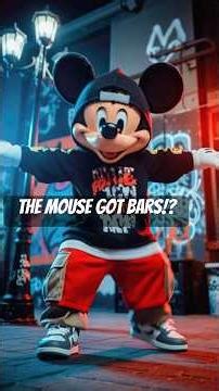 Mickey Mouse is a rapper? #mickeymouse #trendingshorts #freestyle #rap #trapmusic #memes #shorts