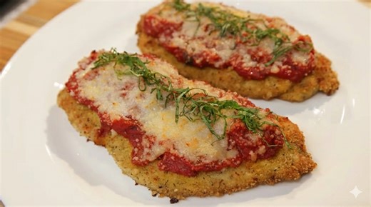 Crispy chicken parm in under 30 minutes