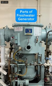 Parts of FRESHWATER GENERATOR #machineries #lifeatsea #engineroom #seamanlife #freshwatergenerator | Christoper Pimentel
