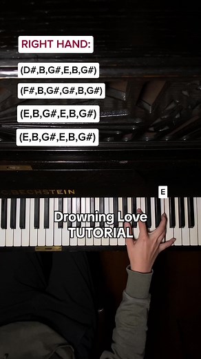 Drowning Love Piano Tutorial