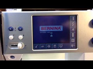 How to check hours on a Bernina 630 / 640