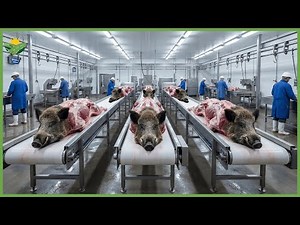 Inside the Factory – How Wild Boar Are Processed Into Sausage and Luxury Fashion (Full Process)