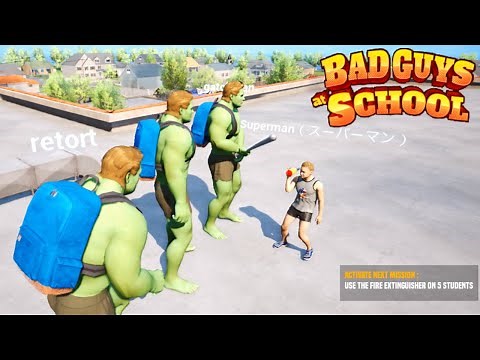 【４人実況】ごく普通の学校生活【Bad Guys at School】