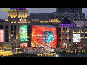 Transparent LED Display | Customized IGU Glass LED Digital Facade