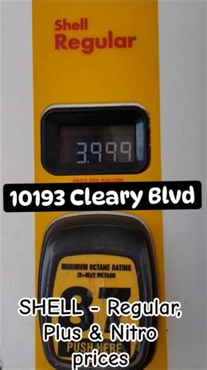 GAS $PRICES!, SHELL: NITRO, PLUS & REGULAR, March 22, Plantation FLORIDA!, #fuel , #short , #gas