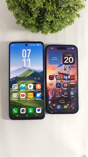 OriginOS 6 or iOS 26 Charging Animation ? #originos6 #ios26 #vivo #iqoo #iphone