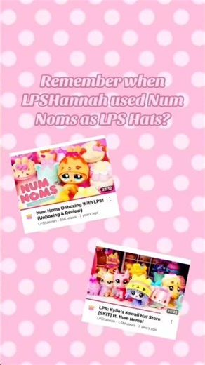 LPS Hannah is such a genius for using Num noms as LPS hats.#lps #numnoms #littlestpetshop