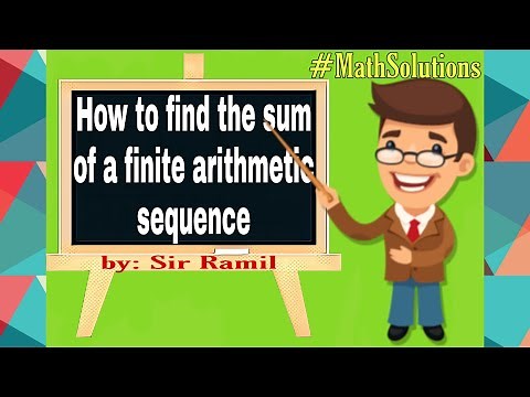 How to find the sum of the finite arithmetic sequence