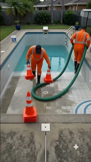 How They Save a Destroyed Swimming Pool #restoration #satisfying #beforeandafter