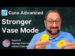 Cura Slicer Advanced Fast & Stronger 3d Printed Vases without Vase Mode
