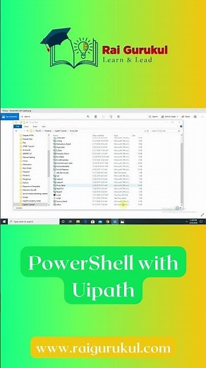 PowerShell with UiPath | PowerShell in UiPath