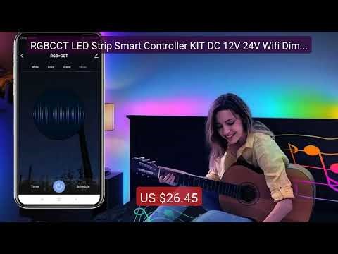RGBCCT LED Strip Smart Controller KIT DC 12V 24V Wifi Dimmer RF 2.4... — Top Rated 2026 | Buy Now!