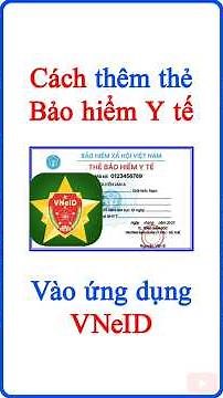How to add your Health Insurance card to VNeID