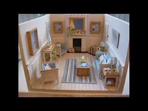 1/12th Scale Beach Themed Living Room