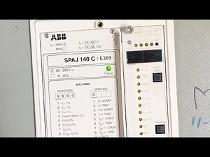 ABB Spaj 140 C Relay Information || Fault Current Check || Last Fault check