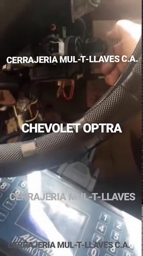 Programacion de llave con chip de Chevrolet optra