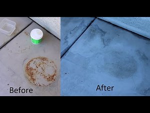 Removing Rust From Concrete
