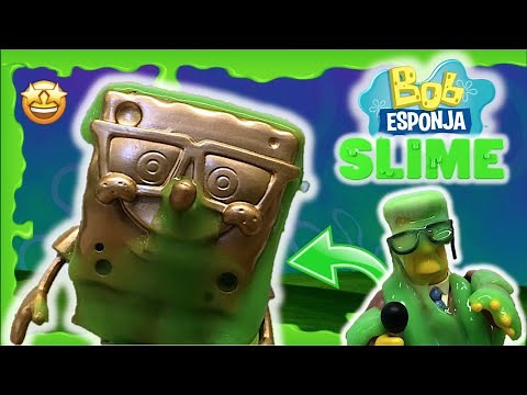 BOB ESPONJA SLIMEEZ - Figura Misteriosa con Slime | Alpha Group 2020 (Bob Esponja Dorado)