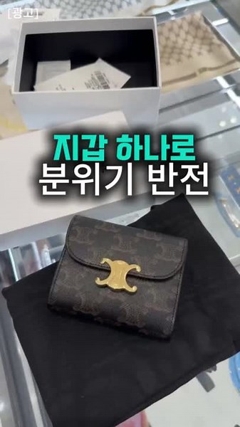 셀린느 트리옹프 가죽 지갑 추천