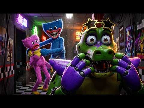Giga Monty and Kissy Missy Work at New FNAF Pizzeria | Coop VRChat Poppy Playtime VR