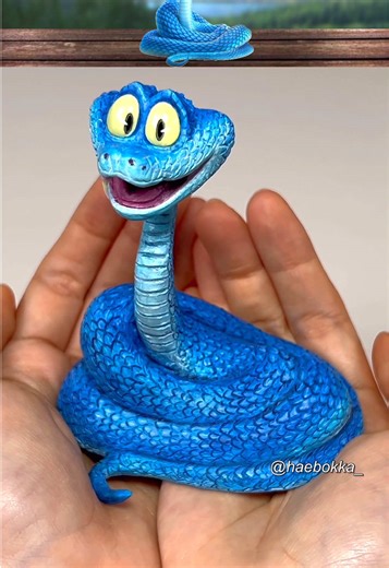 3d펜으로 주토피아 게리 더 스네이크 만들기! How to make Zootopia2 Gary De'Snake! 🐍 #3dpen #haebokka #해보까 #zootopia2 #gary