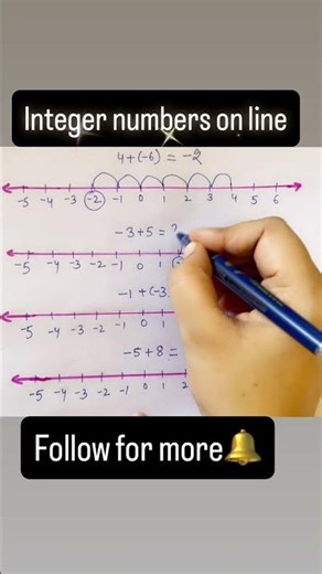 “Understanding integers made simple ✔️” #maths #explore #mathstricks #educational