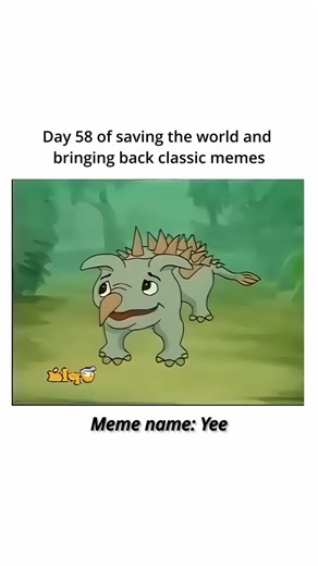 Mememysterymemehistory on Instagram: "Meme history: The “Yee” meme comes from an unexpected moment in a 2008 animated film where characters sing a song, and one of them suddenly lets out a bizarre, single-word vocalization: “Yee.” That odd sound — a short, upbeat, almost chant-like exclamation — stood out because it didn’t fit the rest of the scene and felt delightfully random. Internet users picked up on the weirdness and began sharing clips and remixes that highlighted the “Yee” vocal whenever