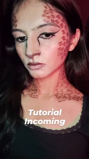 pragyy_ji? on Instagram: "Leopard make up tutorial . . {Make up tutorial, halloween, leopard print, hot makeup, broke girl make up, creative makeup, college, cosplay} #makeuptutorial #makeupartist #makeup #makeuplooks #ootd #outfitoftheday #makeupinspiration #genz #genzfashion #genzmakeup #beauty #trending #trend #fypppppppppppppppppppppppppppppppppppppppppppppppppppppppppppppppppppppp #viral #college #cosplay #creativemakeuplooks"