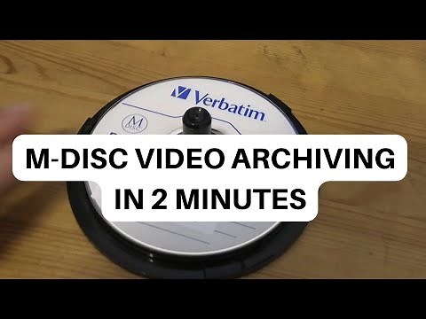 M Disc Video Archiving In 2 Minutes