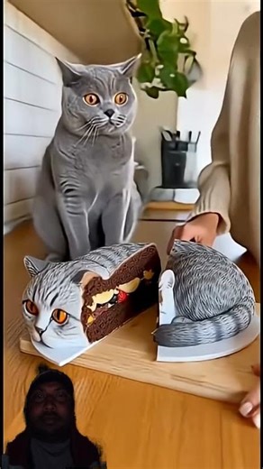 #cat ko kaise kata jata h and cat dar gayi😱😱🥱🤭