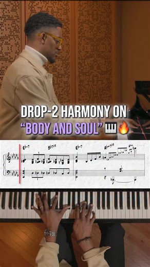 Jazz Lesson Videos | @luthersallison using drop-2 on “Body and Soul” 🔥 In his new 30-Day Jazz Harmony Chops video course, Luther dives deep into essential... | Instagram