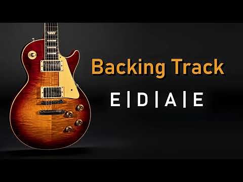 Southern Rock Backing Track in E | 80 BPM | E D A E | Guitar Backing Track