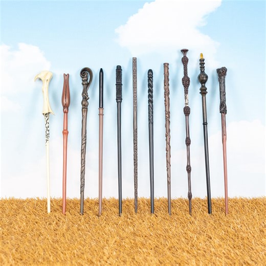 Magic Wizard Wand Set 11PCS Fantasy Cosplay Staff Replica Wands Holiday Costume Decor Christmas Gift for Magic Fans Collectors Staff Piece - Etsy