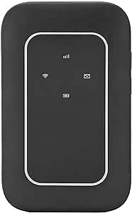 Portable Router with SIM Card, 4g LTE Router Unlocked, Mini Mobile Hotspot for Travel Trip Rentals Camping, Up to 10 Users