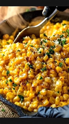 Handmake Recipes on Instagram: "Honey Butter Skillet Corn 🌽🍯 💪 8g Protein Sweet, buttery skillet corn glazed with golden honey and a touch of creaminess. This quick and cozy side dish is rich, comforting, and the perfect balance of sweet and savory. 📝 Ingredients: 🧂 ✦ 🌽 3 cups corn kernels (fresh or frozen) ✦ 🧈 2 tbsp butter ✦ 🍯 2 tbsp honey ✦ 🥛 ¼ cup heavy cream ✦ 🧂 Salt & black pepper to taste ✦ 🌿 Chopped parsley (optional) 👩‍🍳 Instructions: 1️⃣- Heat a skillet over medium heat an