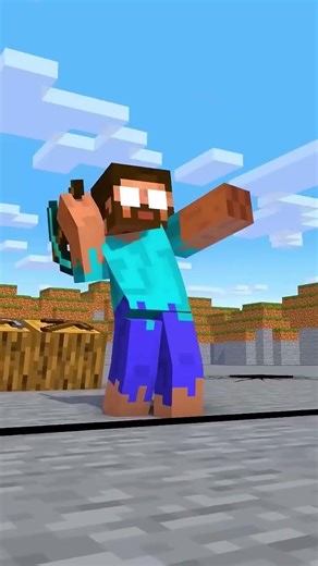 notch entity Steve pickaxe #minecraft #gaming #steve
