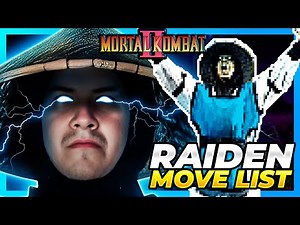 RAIDEN MOVE LIST - Mortal Kombat II (MK2)